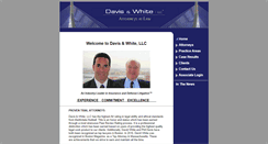 Desktop Screenshot of daviswhite.com